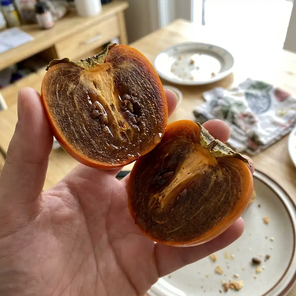 Розріз шоколадної хурми